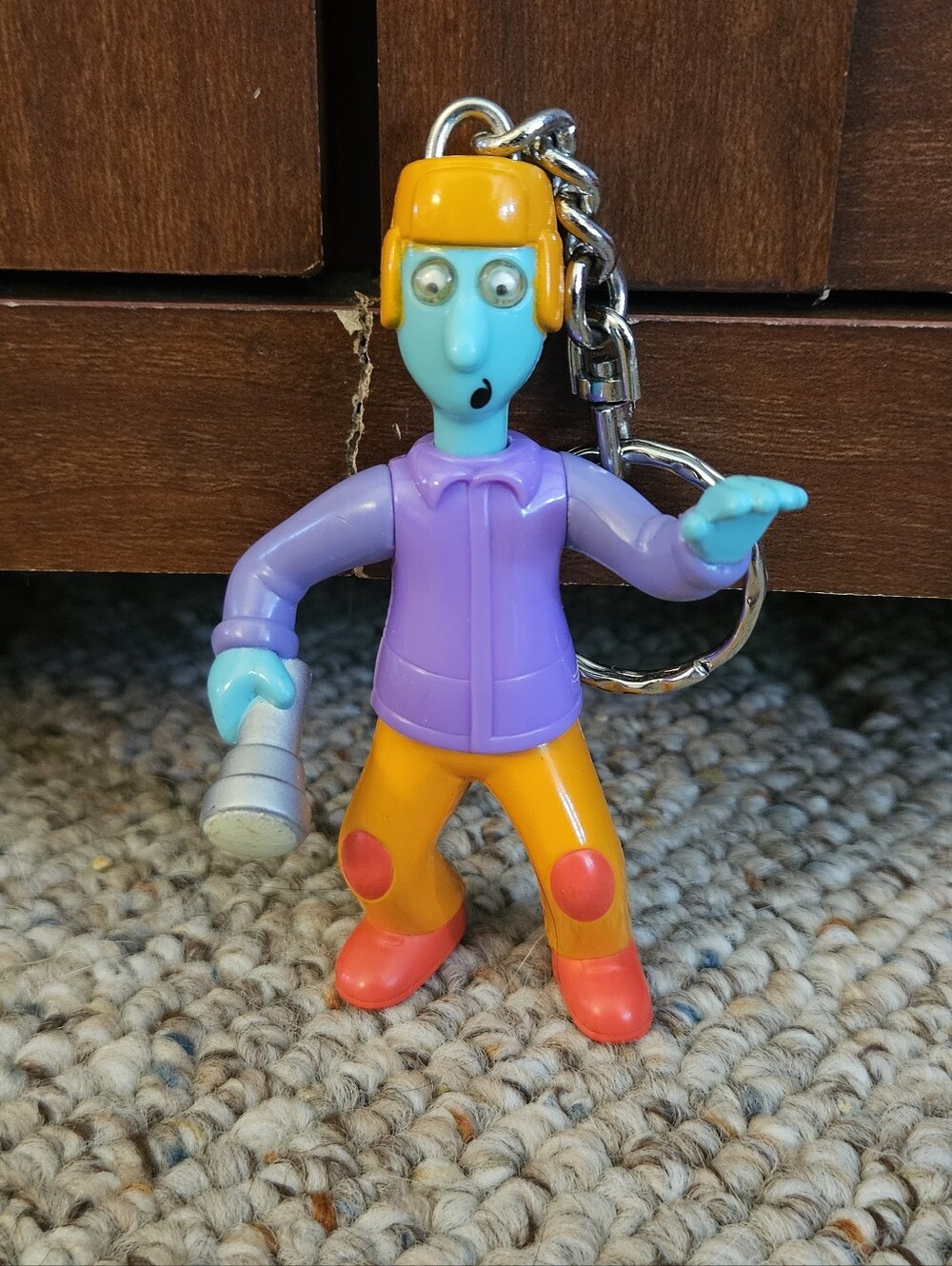 McDonalds Doug Skeeter Valentine Figure Keychain